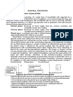 PLEURAL EFFUSIONS CAUSES AND DIAGNOSIS