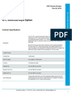 WTI, American-Style Option: Contract Specifications