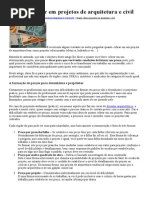 Quanto Cobrar Em Projetos de Arquitetura e Civil