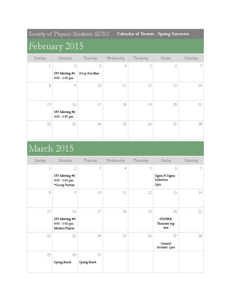 Spring 2015 | PDF
