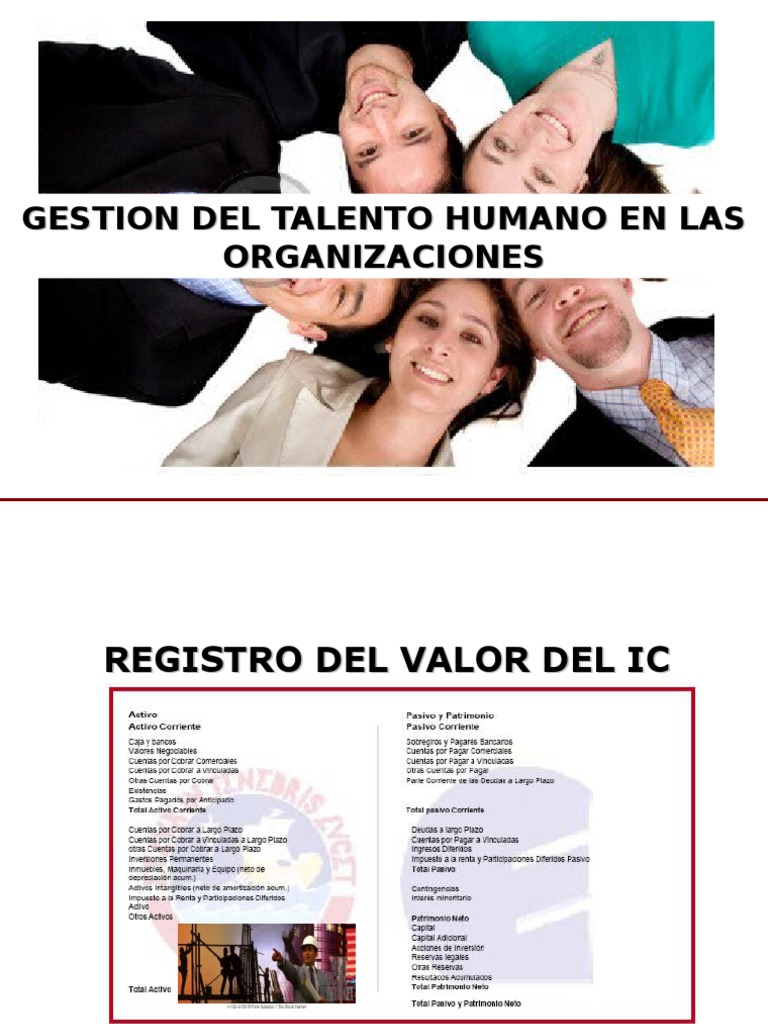 Gestion Del Talento Humano en Las Organizaciones - Porf. Duilio Aranda
