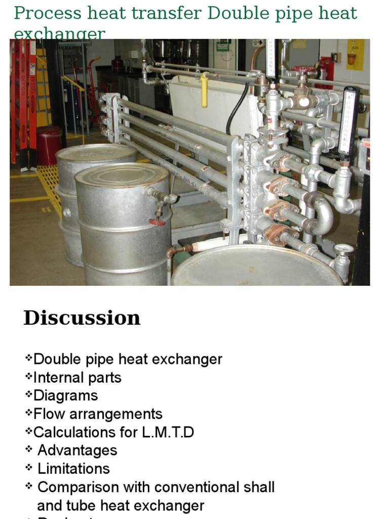 Double Pipe Heat Exchanger Overview | PDF | Heat Exchanger | Pipe ...
