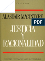 MacIntyre, Justicia y Racionalidad (1994)