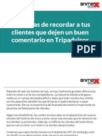 2 maneras de recordar a tus clientes que dejen un buen comentario en Tripadvisor