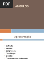 Slide ângulos 8 Ano