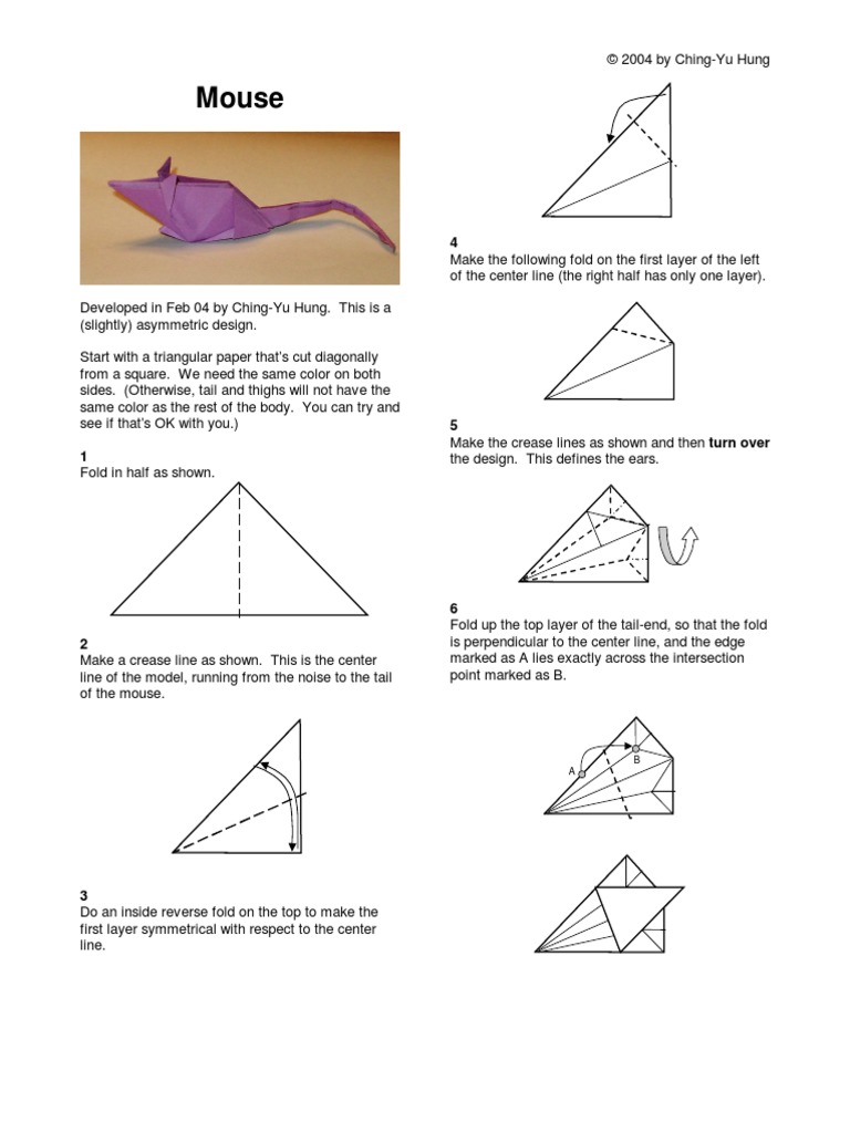Origami Mouse