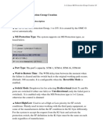 1+1 Linear MS Protection Group Creation