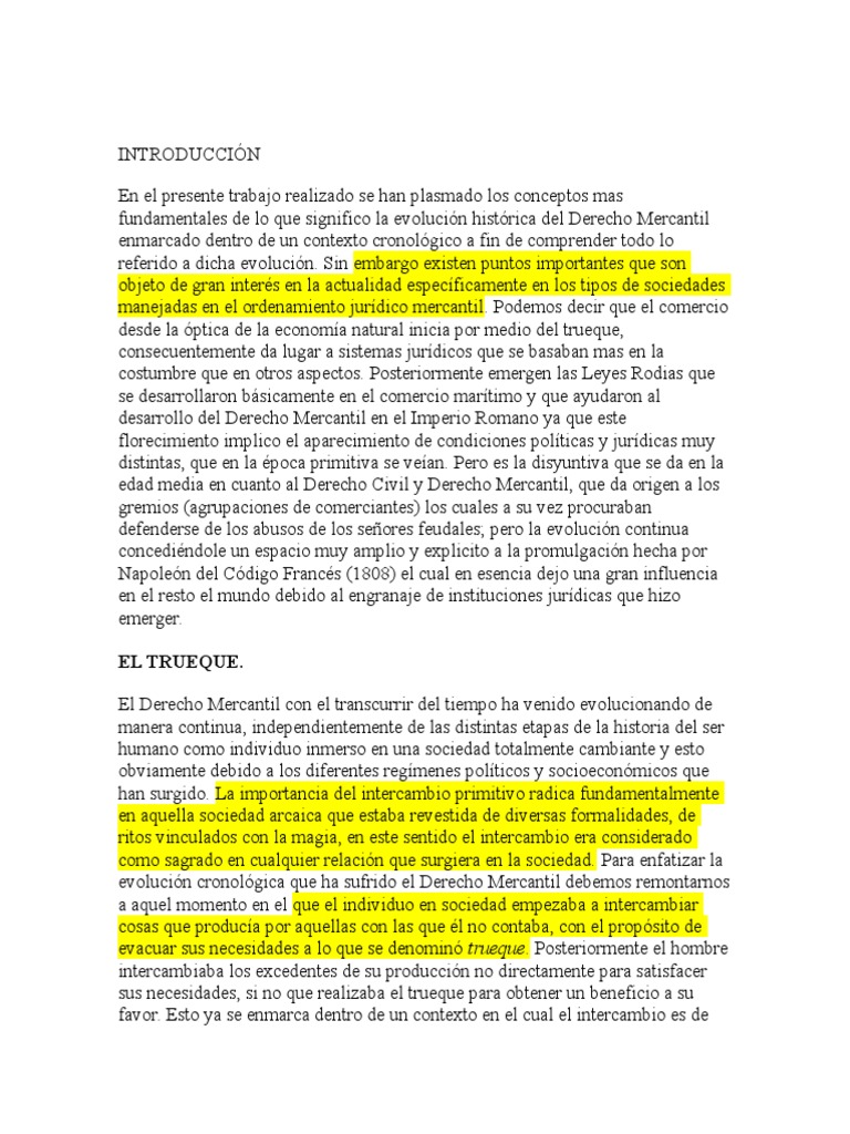 Historia Del Derecho Mercantil Baja Edad Media Comercio