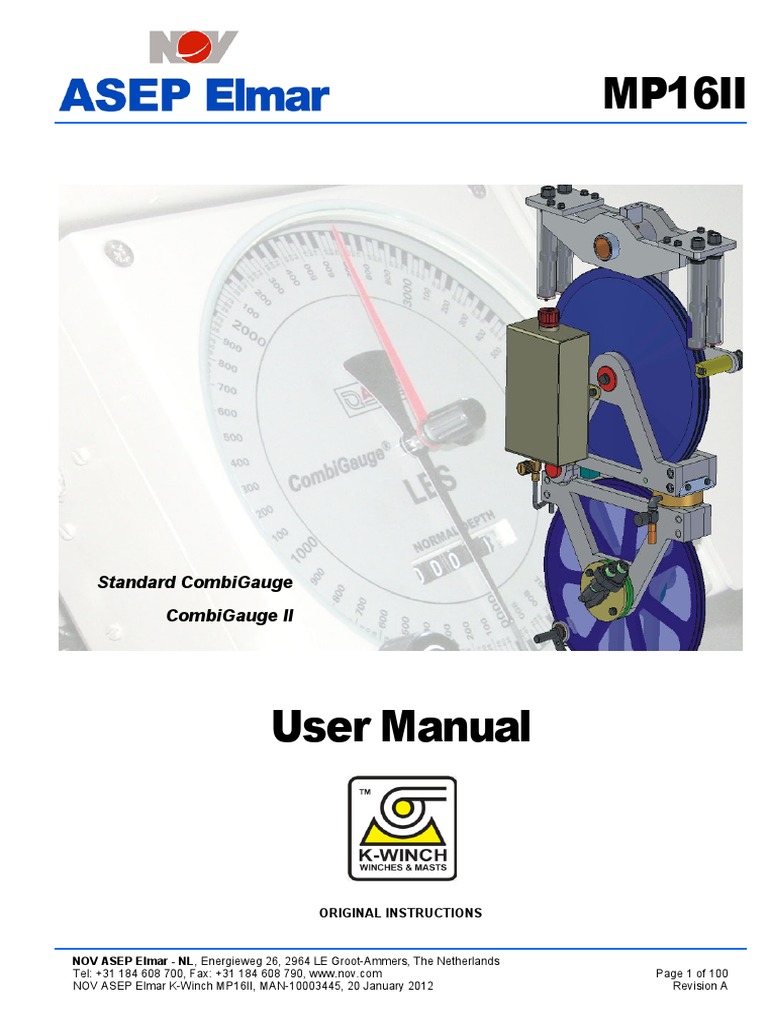 A1119468 - Man - Mp16ii Rev A | PDF | Pressure Measurement | Personal ...