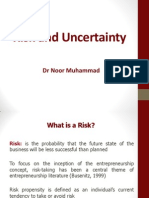 Lecture 4 - Risk & Uncertainty