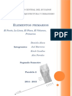 Elementos Primarios (Punto, Linea...