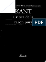 Kant - Critica de La Razón Pura (Caimi)