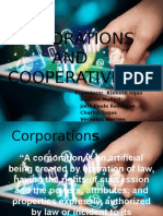 Corporations AND Cooperatives: Reporters: Kinneth Idjao Rostom Mallari John Paulo Reodique Charito Tugas Vernalyn Viernes