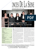 Edition Du Jeudi 9 Fevrier 2012