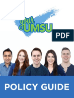 Your UMSU Policy Guide