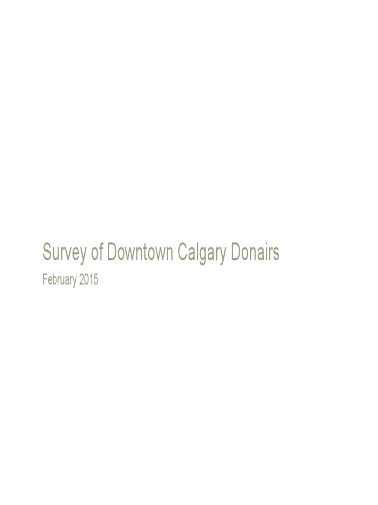 Survey of Downtown Calgary Donairs | PDF | Measurement | Meat