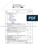 SME3813 Industrial Engineering Marking Scheme