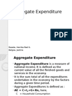 Aggregate Consumption Expenditure