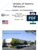 Fundamentals of Seismic Refraction: Theory, Acquisition, and Interpretation