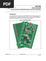 UM1658 User Manual: Discovery Kit For STM32F030 Value Line Microcontrollers