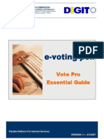 Vote Pro Essential User Guide