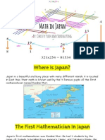 Math in Japan by - Christy and Sorina