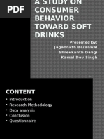 A Study On Consumer Behavior Toward Soft Drinks