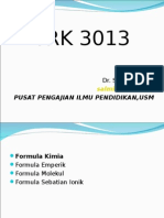 SKG 3013 - Formula Kimia