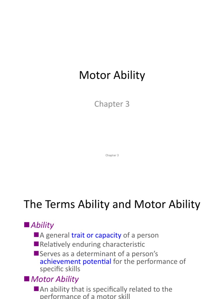 Motor Ability.pdf Hypothesis Cognitive Science Free 30day Trial