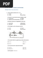 Ee 301 - Circuit Theory & Networks: Multiple Choice Type Questions