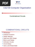 Cs2100 6 Combinational Circuits