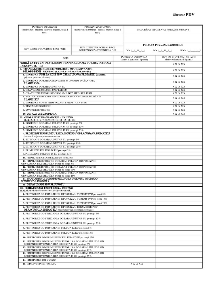 PDV (Od 01.01.2015.) | PDF