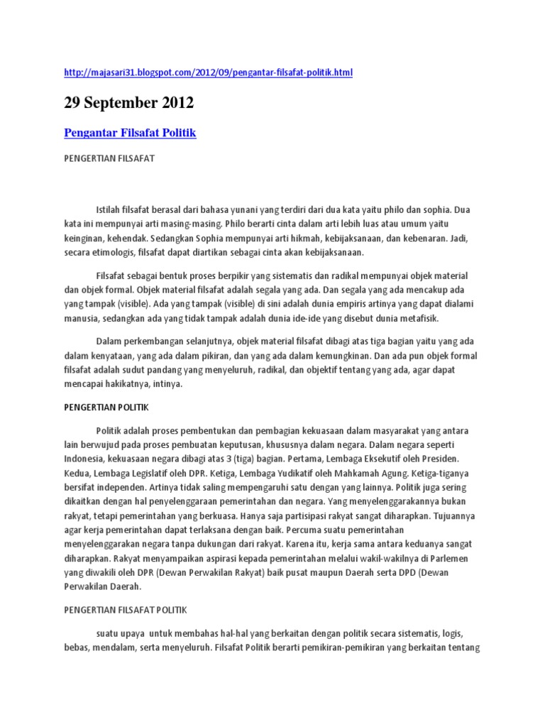 Filsafat Politik Siiip Pdf