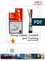 Sizing Cables Conduit and Trunking