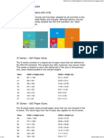 A Series Paper Sizes Dimensions | PDF