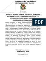 Service Levy 0.3% - Tangazo 17.02.2015