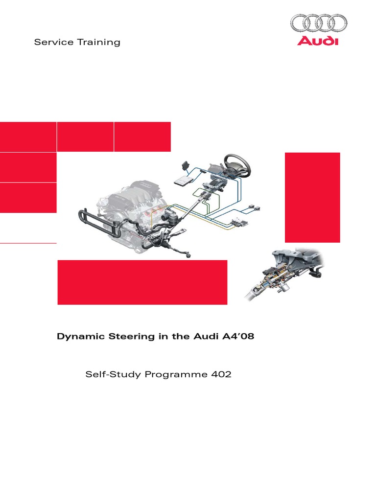 SSP 402 Dynamic Steering in The Audi A4 '08 PDF Steering Control Theory