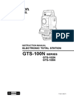 Instruction Manual for Topcon GST 105N