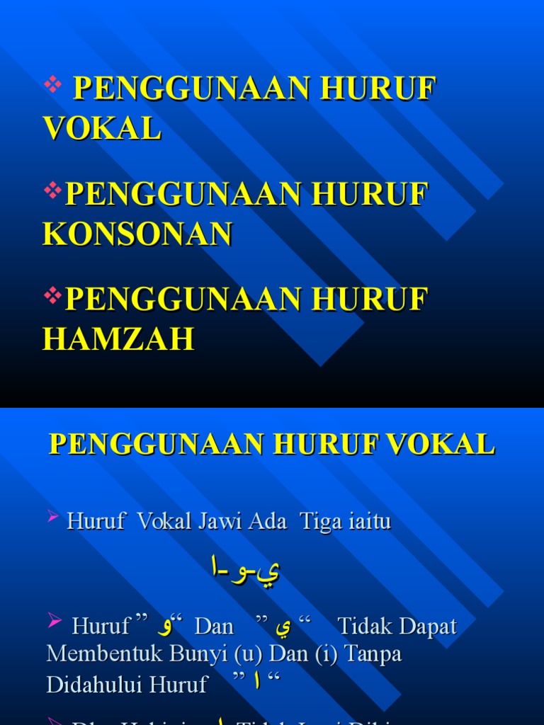 Jawi Huruf Vokal | PDF
