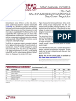 Description: Demo Manual Dc2012A LT8610AB 42V, 3.5A Micropower Synchronous Step-Down Regulator