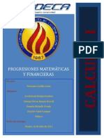 Investigacion de Progresiones Matematicas y Financieras