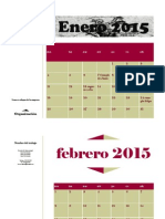 Calendario Mensual - Juan Felipe Pulgarin - 9 C