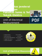 Dte Kelompok 3 Presentasi Unit of Electrical Measurement