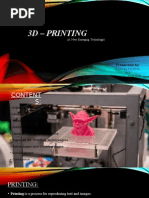 3D - Printing: (A New Emerging Technology)