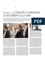 How To Create A Winning Customer Culture