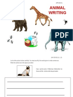 Animal Writing: (Ppt.D3.01)