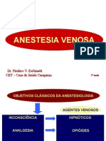 Anestesia venosa agentes