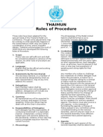 thaimun ii rules of procedure thaimun
