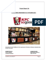 Project Report On KFC Bhoomika