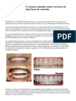 Cuestionan en EEUU normas estatales sobre servicios de blanqueamiento dental fuera de consulta